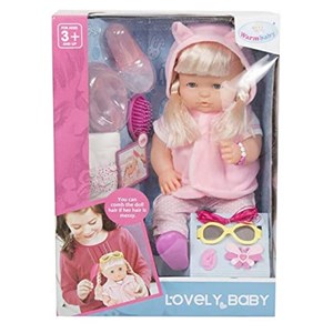 ست اسباب بازی عروسک وارم بیبی مدل Warm Baby Lovely Baby Doll