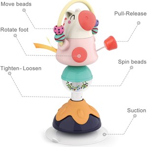  اسباب بازی جغجغه صندلی غذا هولی تویز مدل Hola Toys Rattle 3150A_اسباب بازی