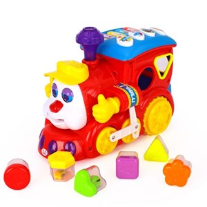 اسباب بازی موزیکال قطار میوه ای هولی تویز مدل 556 Hola Smart Q&A Musical Cartoon Train