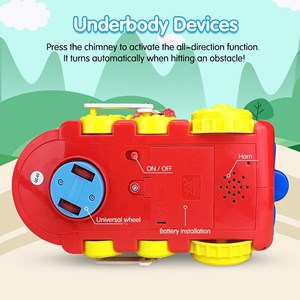 اسباب بازی موزیکال قطار میوه ای هولی تویز مدل 556 Hola Smart Q&A Musical Cartoon Train