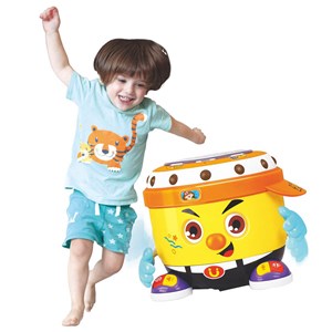 اسباب بازی طبل آموزشی موزیکال هولی تویز مدل 6107 Hola Toys DJ Party Drum