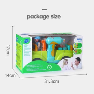 اسباب بازی ماشین ابزار موزیکال و چراغدار هولی تویز مدل 6109 Hola Toys Little Mechanic Tool Truck with Light and Music