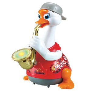 اسباب بازی غاز ساکسیفون زن موزیکال هولی تویز مدل 6111 Hola Toys Baby Toys Saxophone Goose