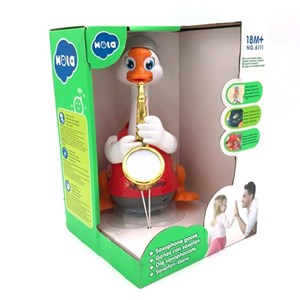 اسباب بازی غاز ساکسیفون زن موزیکال هولی تویز مدل 6111 Hola Toys Baby Toys Saxophone Goose