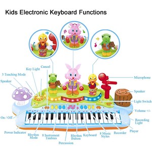 اسباب بازی پیانو آموزشی هولی تویز مدل Hola Toys Electronic piano 669_اسباب بازی