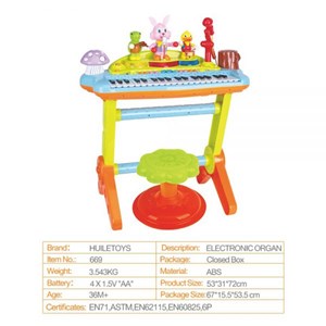 اسباب بازی پیانو آموزشی هولی تویز مدل Hola Toys Electronic piano 669_اسباب بازی