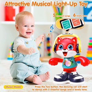 اسباب بازی موزیکال گربه رقصنده و آوازخوان هولی تویز مدل 721 Hola Toys Dancing & Musical Cat Toddlers