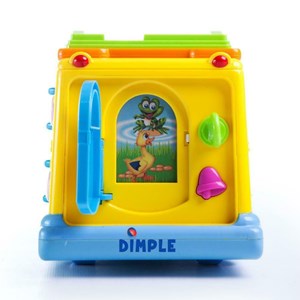 اسباب بازی موزیکال اتوبوس مدرسه هولی تویز مدل 796 Hola Toys Children Electric Bus Music Car