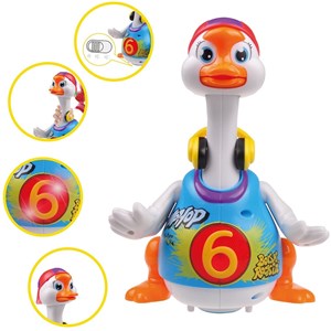 غاز موزیکال هولی تویز آبی مدل 828 Hola Toys Musical Dancing Goose_اسباب بازی