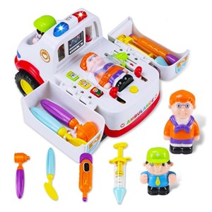 اسباب بازی ماشین آمبولانس هولی تویز مدل 836 Hola Toys Ambulance_اسباب بازی