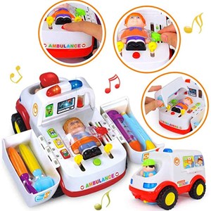 اسباب بازی ماشین آمبولانس هولی تویز مدل 836 Hola Toys Ambulance_اسباب بازی