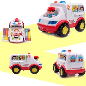 اسباب بازی ماشین آمبولانس هولی تویز مدل 836 Hola Toys Ambulance_اسباب بازی