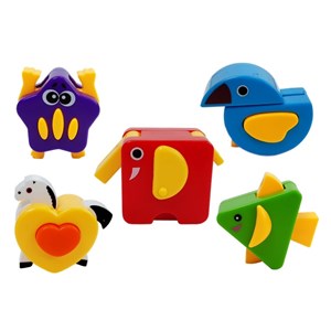 اسباب بازی موزیکال ماشین فیلی هولی تویز مدل 896 Hola Toys Learning Educational Toys Cartoon Car Funny Kid Bus Game Matching Game