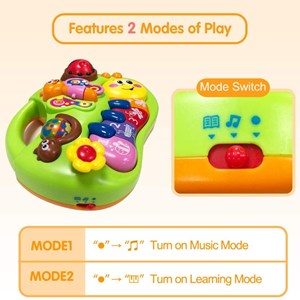اسباب بازی موزیکال پیانو پروانه ای هولی تویز مدل 927 Hola Toys Piano Musical