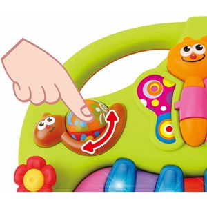 اسباب بازی موزیکال پیانو پروانه ای هولی تویز مدل 927 Hola Toys Piano Musical