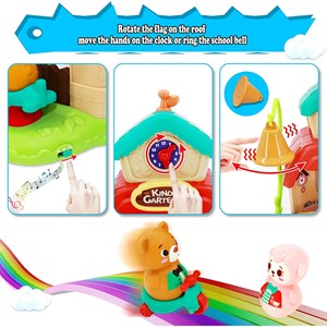 اسباب بازی موزیکال کلبه حیوانات و مهدکودک هولی تویز مدل 935 Hola Toys Kindergarten