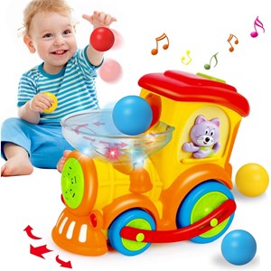 اسباب بازی موزیکال قطار توپ پرت کن هولی تویز مدل 958 Hola Toys Musical
