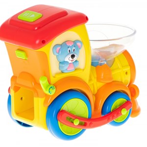 اسباب بازی موزیکال قطار توپ پرت کن هولی تویز مدل 958 Hola Toys Musical