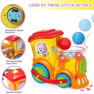 اسباب بازی موزیکال قطار توپ پرت کن هولی تویز مدل 958 Hola Toys Musical