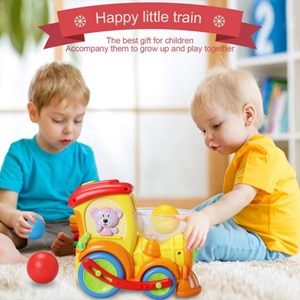اسباب بازی موزیکال قطار توپ پرت کن هولی تویز مدل 958 Hola Toys Musical