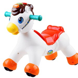 اسباب بازی موزیکال دو کاره اسب الاکلنگی هولی تویز مدل Hola Toys Rocking Horse Children's Music 987