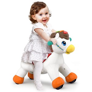اسباب بازی موزیکال دو کاره اسب الاکلنگی هولی تویز مدل Hola Toys Rocking Horse Children's Music 987