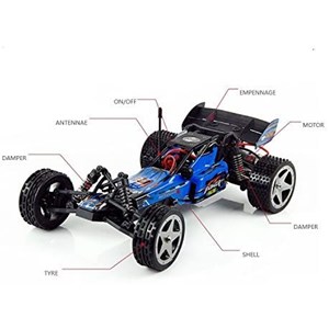 ماشین کنترلی حرفه ای سرعتی آفرود WLToys L959 2.4GHz 1:12_اسباب بازی