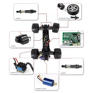  ماشین کنترلی حرفه ای سرعتی آفرود WLToys L969 2.4GHz 1:12_اسباب بازی