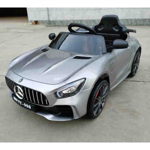 ماشین شارژی بنز متالیک دو موتور AX2050_اسباب بازی