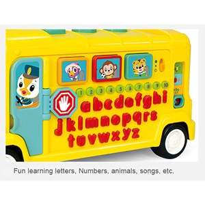 اسباب بازی موزیکال اتوبوس بزرگ مدرسه هولی تویز مدل 3126 Hola Toys Musical School Bus