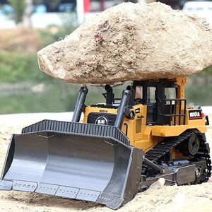  ماشین کنترلی شارژی بولدوزر حرفه ای هوینا مدل Huina Bulldozer 1569 1:16_اسباب بازی