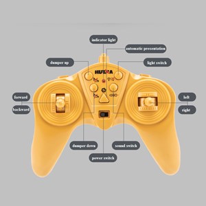  ماشین کنترلی شارژی کامیون کمپرسی حرفه ای هوینا مدل Huina Dump Truck 1568 1:24_اسباب بازی