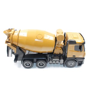 ماشین کنترلی شارژی کامیون میکسر بتن حرفه ای هوینا مدل Huina Mixer Truck 1574 1:14_اسباب بازی