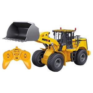 ماشین کنترلی شارژی لودر حرفه ای هوینا مدل Huina Bulldozer 1567 1:24_اسباب بازی