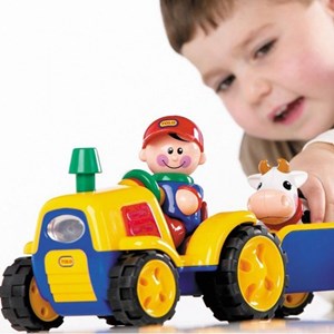 اسباب بازی تراکتور یدک کش تولو مدل 89746 Tolo Tractor and Trailer