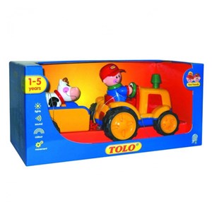 اسباب بازی تراکتور یدک کش تولو مدل 89746 Tolo Tractor and Trailer