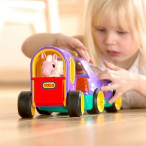 اسباب بازی ماشین یدک کش دختر تولو مدل 89911 Tolo Pony Trailer- Pastel Colours