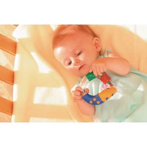 اسباب بازی جغجغه دوقلوی گردان تولو مدل 86445 Tolo Twist And Turn Rattle